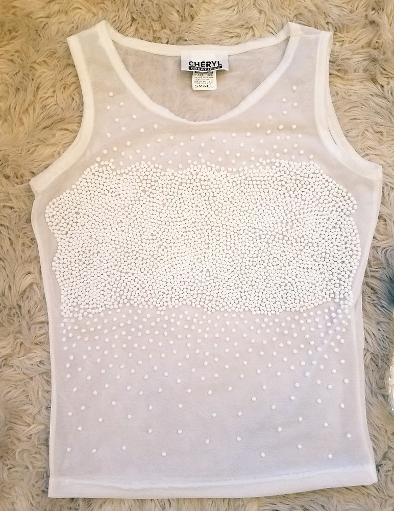 Cheryl's  Creations sheer top (juniors)
